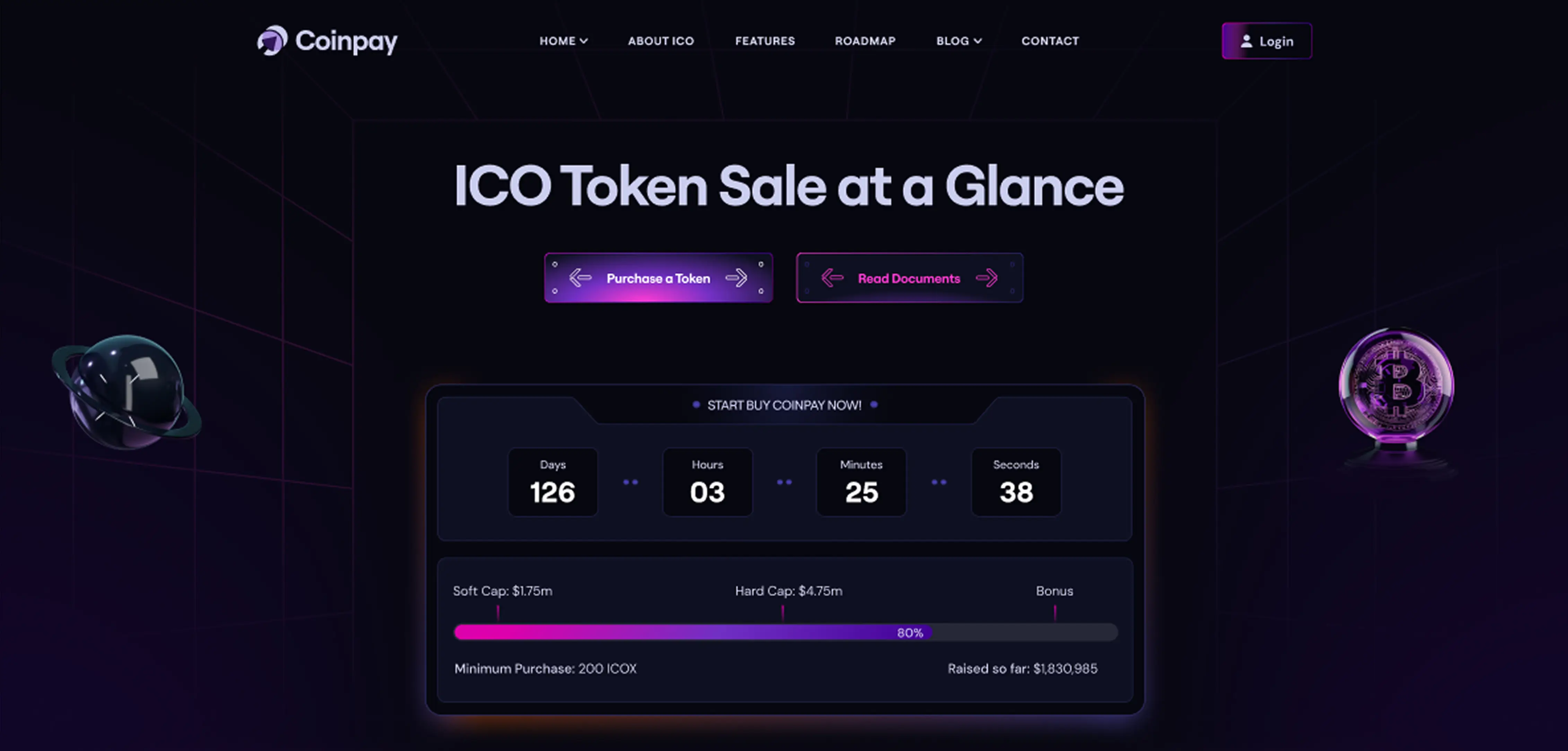 Página Inicial ICO